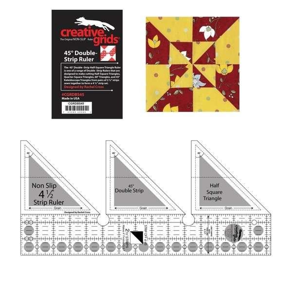 Creative Grids - 45° Double Strip Ruler - 2