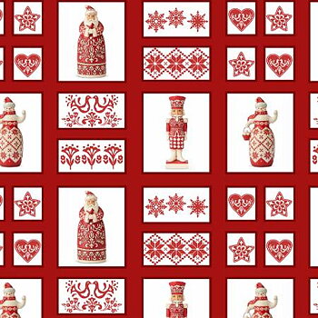 Nordic Noel - Patch Red/Multi (35 x 110 cm)