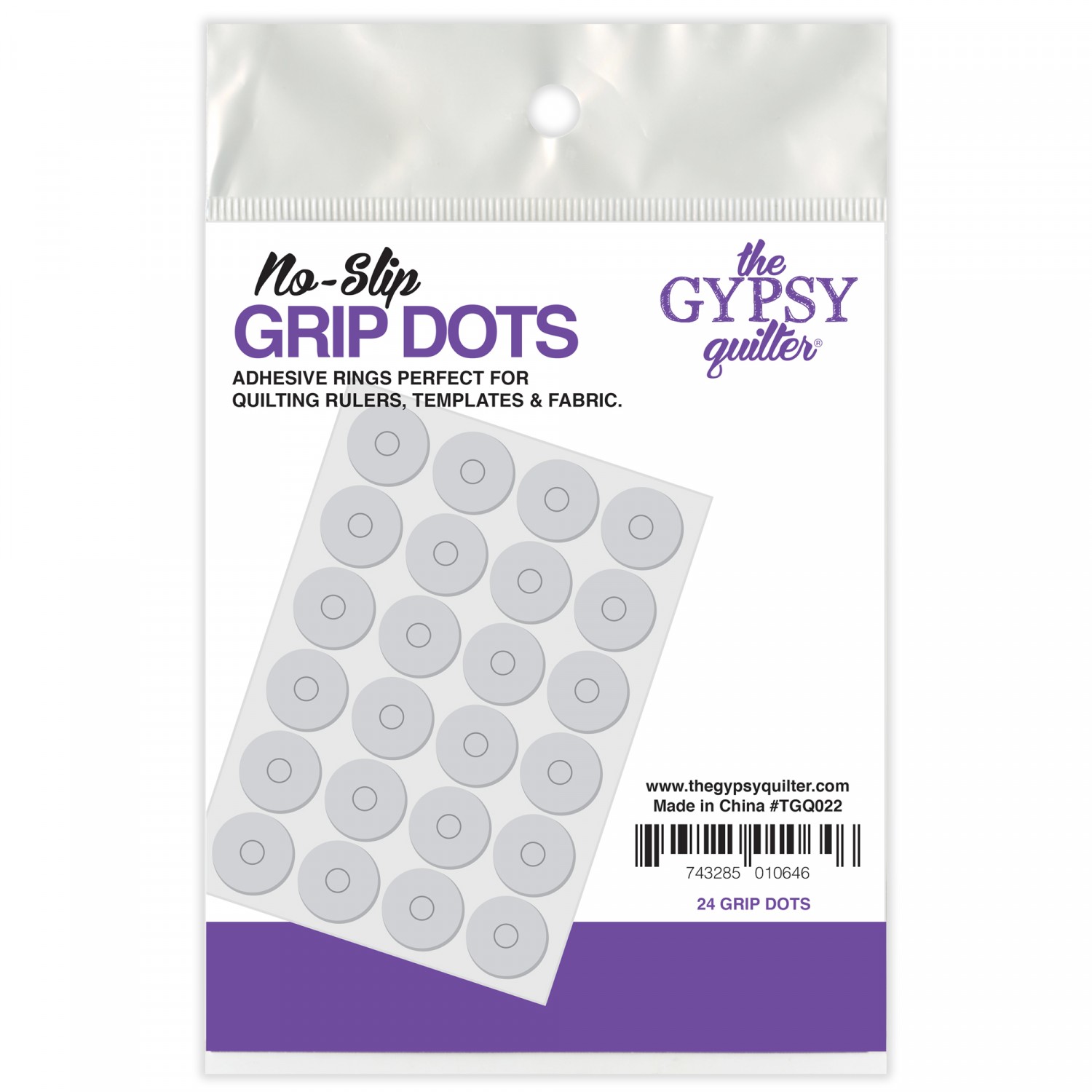 Linjalstoppar silicon - The Gypsy Quilter No Slip Grip Dots