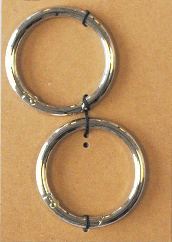 O-ring/Karbinhake - Guld (38mm)