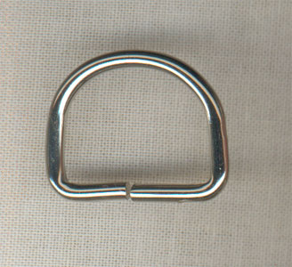 D-ring för väska med öppning - Blank (20mm) - 2