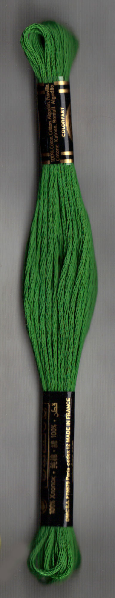 DMC Mouliné Broderigarn (mellangrönt)