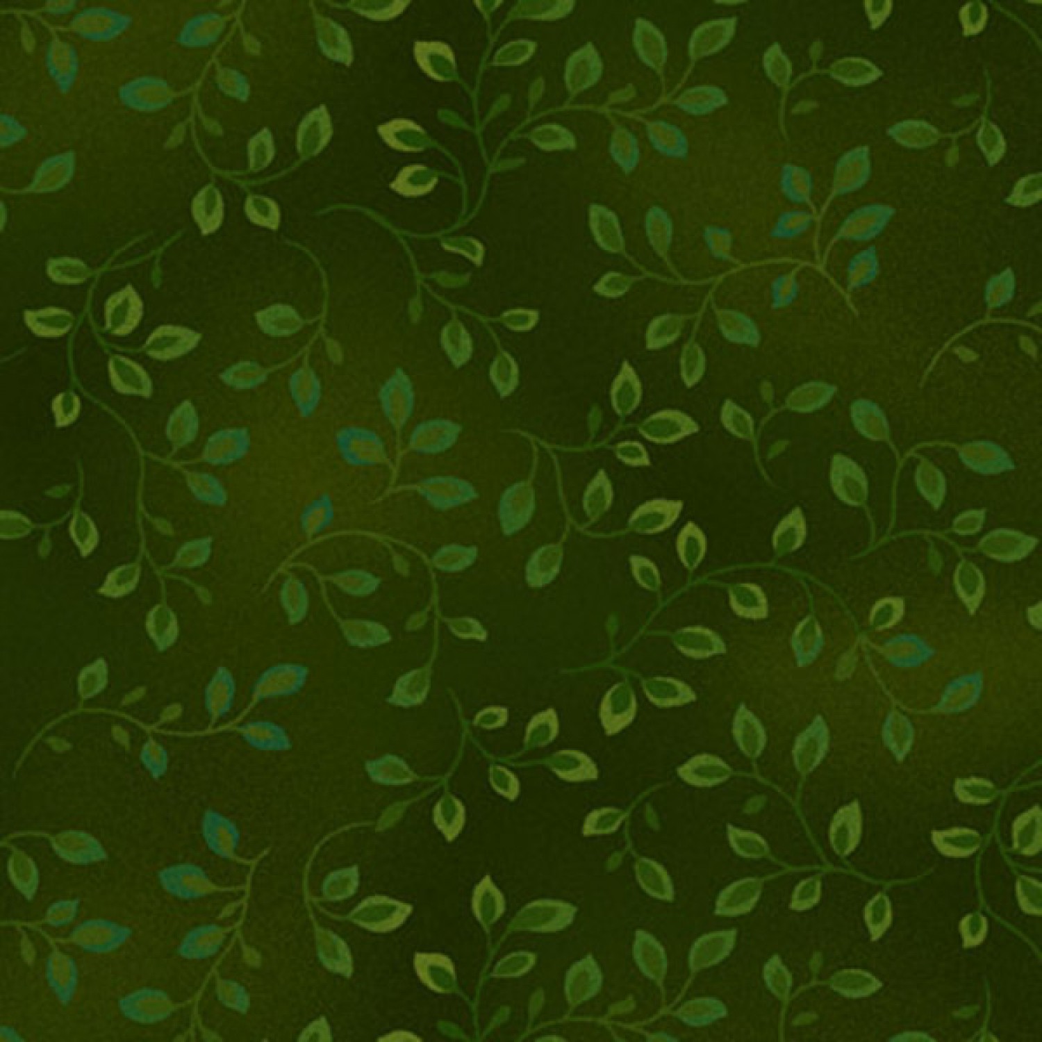 Tyg: Folio Forest Vines - Bladverk mörk skogsgrönt