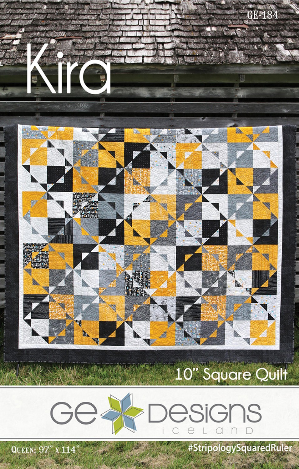Mönster: Kira - Quilt i 5 storlekar - Ge Design
