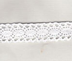 Vit spets (18 mm)