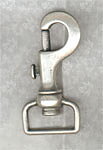 Karbinhake Stor D-ring (Antik krom)