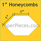 Pappersmall - 1" Honeycombs, 100st