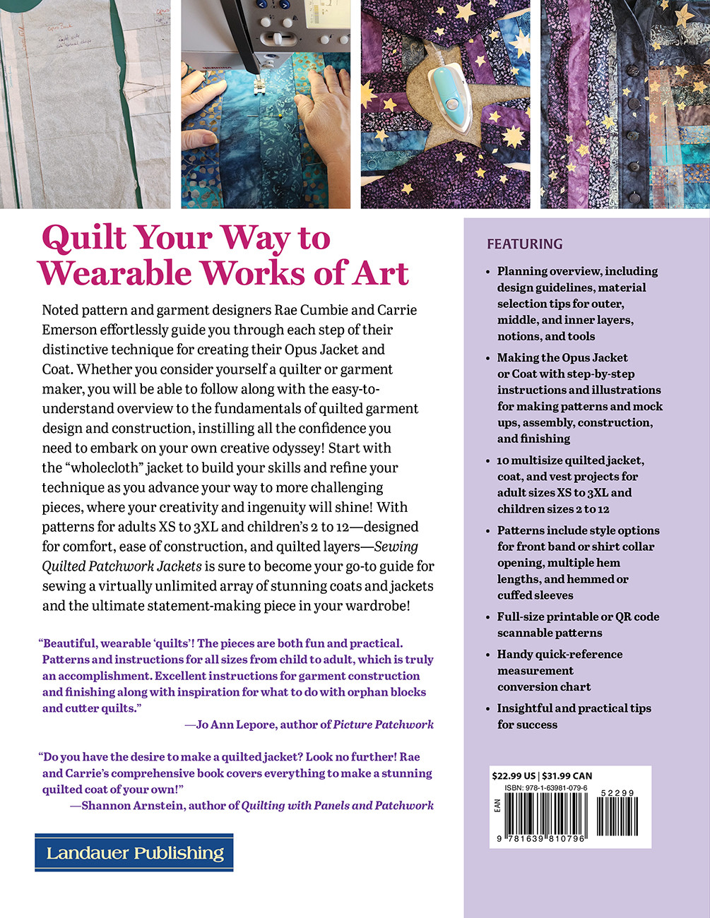 Bok: Sewing Quilted Patchwork Jackets - 2