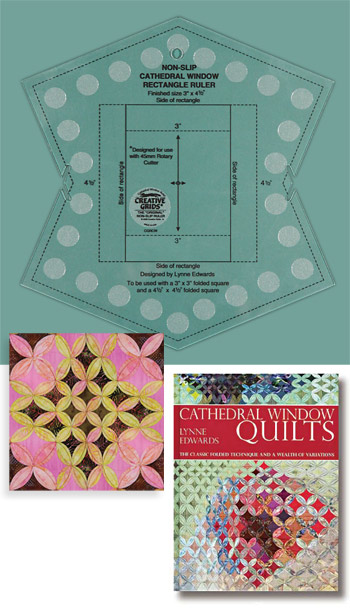 Creative Grids - Cathedral Window Rectangle Ruler - 3