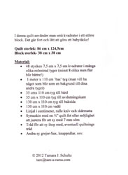 Mönster - Modernt Babytäcke - 2