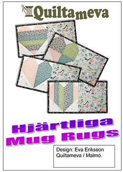 Mönster - Hjärtliga Mug Rugs