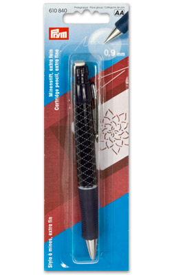 Prym - Refill: Stift till markeringspenna, grå/gul/rosa  0,9 mm, 3 olika - 2