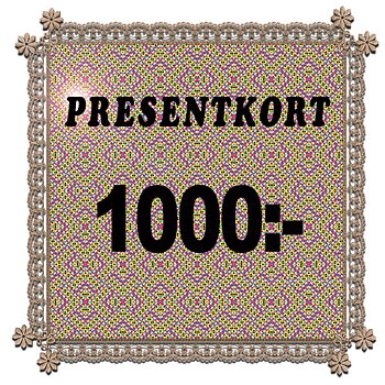 Presentkort för 1.000 kr (E-kod)