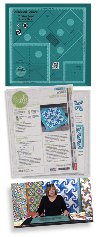 Creative Grids® Square on Square 8in Trim Tool - 2