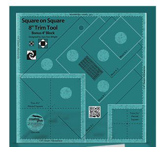 Creative Grids® Square on Square 8in Trim Tool