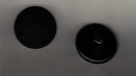 Plastknapp - Ringar (stor)