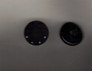 Plastknapp - Ringar (liten)