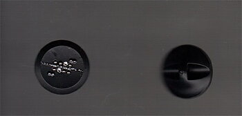 Plastknapp - Glitter (liten)