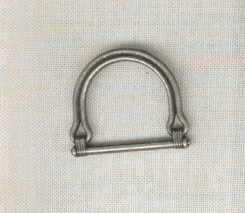 D-ring för väska - Antiksilver (15mm) - 2