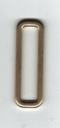 Oval-ring för väska - Mässing (40mm) - 2