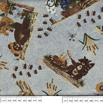 Moose at Summer Camp - Älgar (30 x 110 cm)