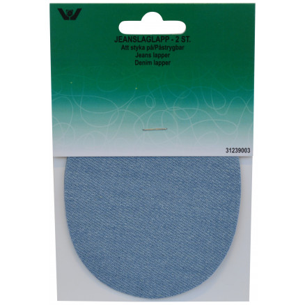 Lagningslappar - Jeans (oval), 2st