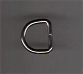 D-ring för väska - Blank (10mm)