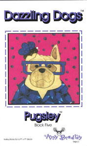 Mönster - Dazzling Dogs - Pugsley