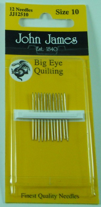 Quiltingnålar Big Eye Stl 10