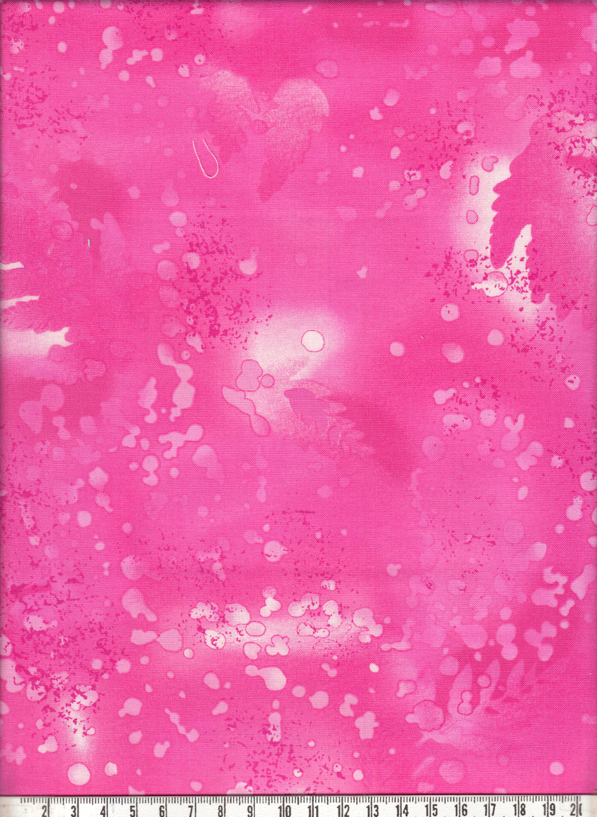 Tyg: Fossil Fern - Clear Cerise - 2