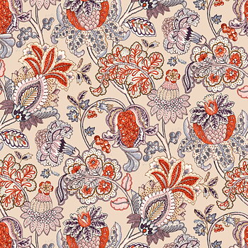 Tyg: Jacobean Allover - Le Baroque