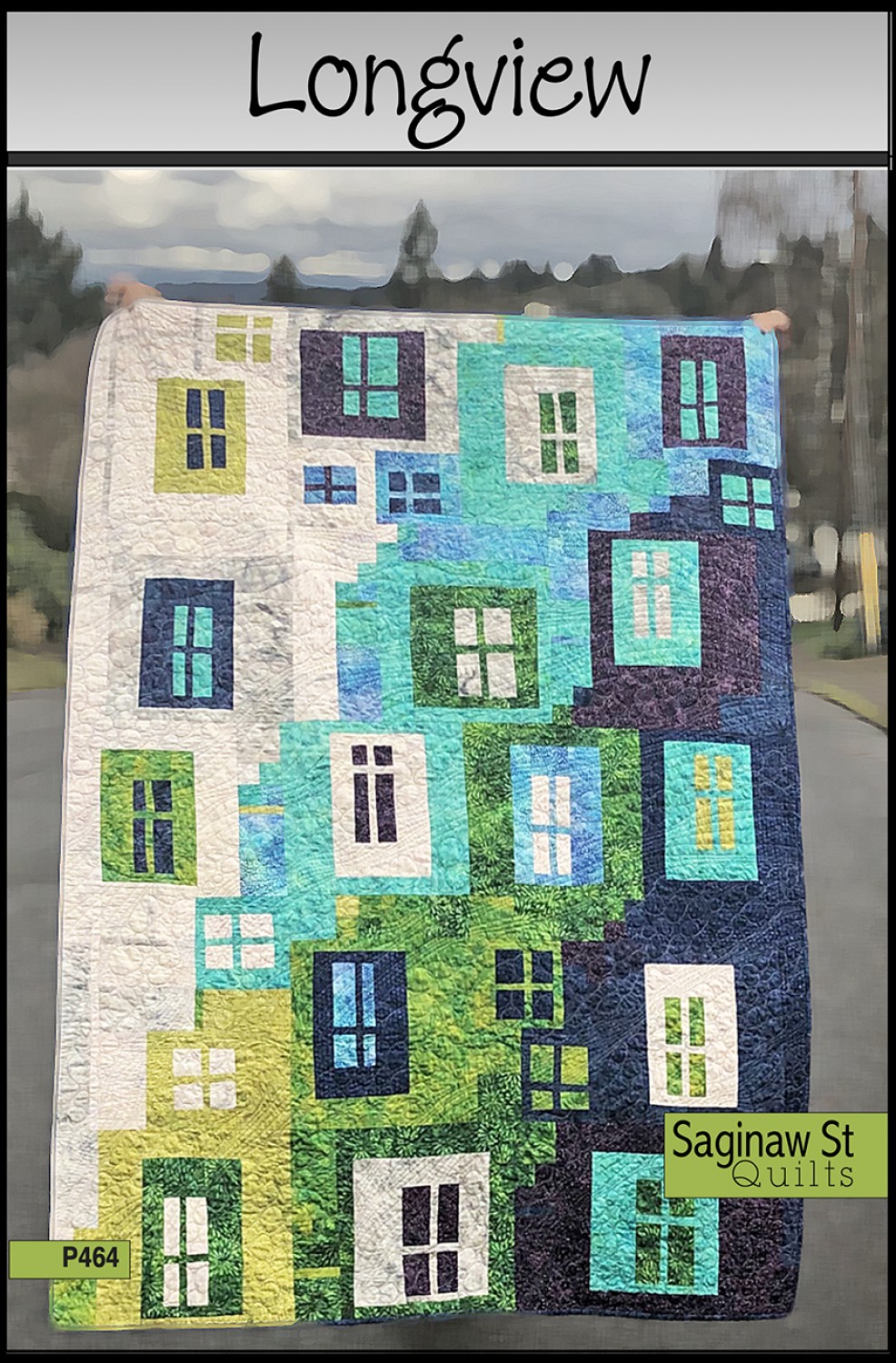 Mönster: Longview, täcke 53" x 74"
