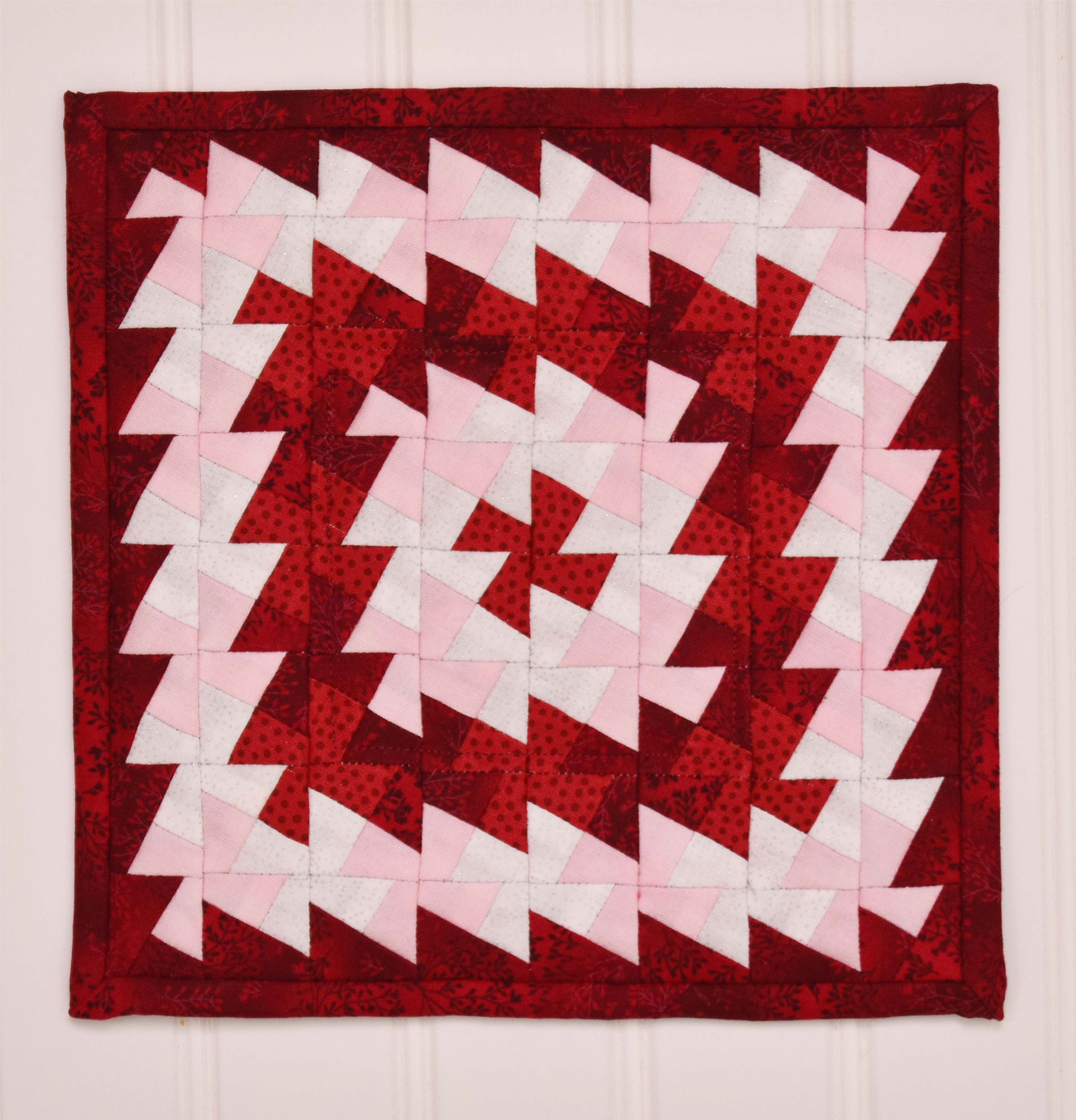 Tiny Twister - Pinwheel / Linjal för 3½" kvadrater - 4