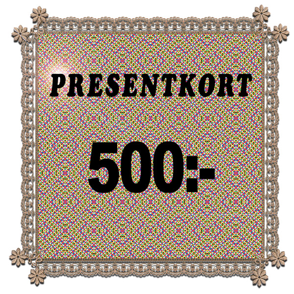 Presentkort för 500 kr (E-kod)