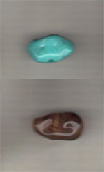 Snörstopp - Avlång  sten - 2