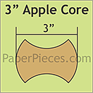 Pappersmall - 3" Apple Core, 28st