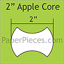 Pappersmall - 2" Apple Core