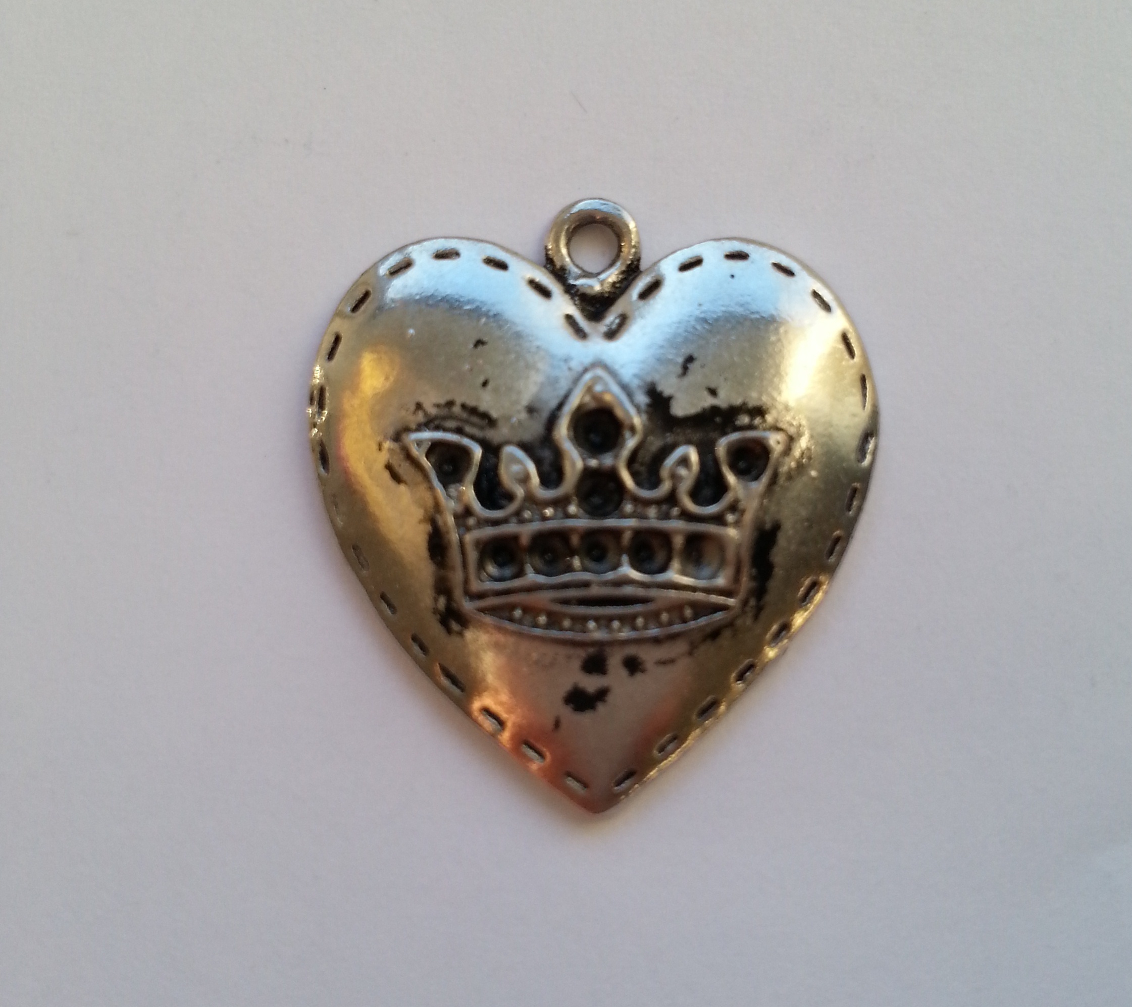 Charm Hjärta 28 x 26 mm - 1 st