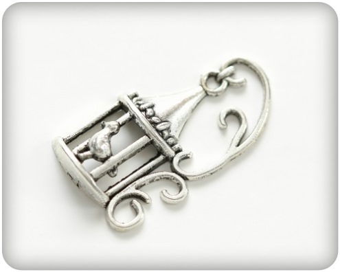 Charm Fågelbur 35 x 20 mm - 4 st