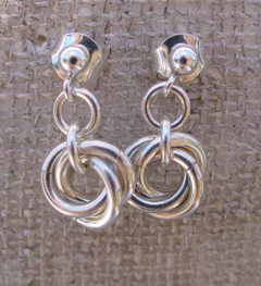 Örhängen Ros - 925 Sterling Silver
