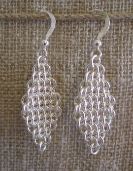 Örhängen Brynjekedja - 925 Sterling Silver