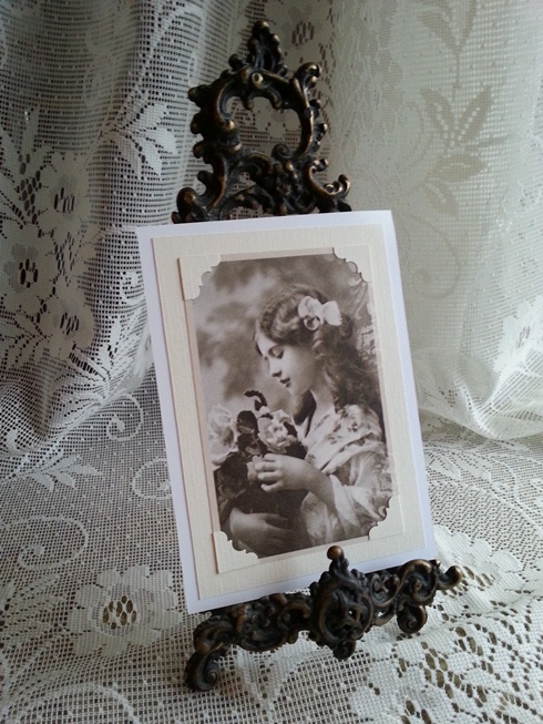 Vintage kort "Esmeralda"