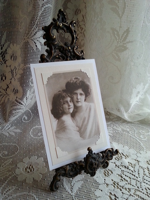 Vintage kort "Isabelle & Josephine"