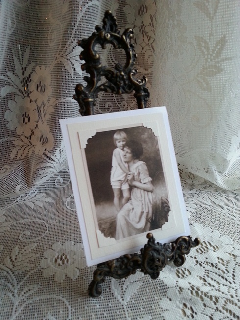Vintage kort "Elizabeth"