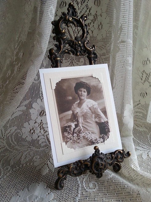 Vintage kort "Julia"