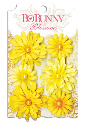 BoBunny blommor gula