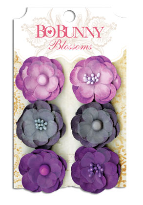 BoBunny blommor lila
