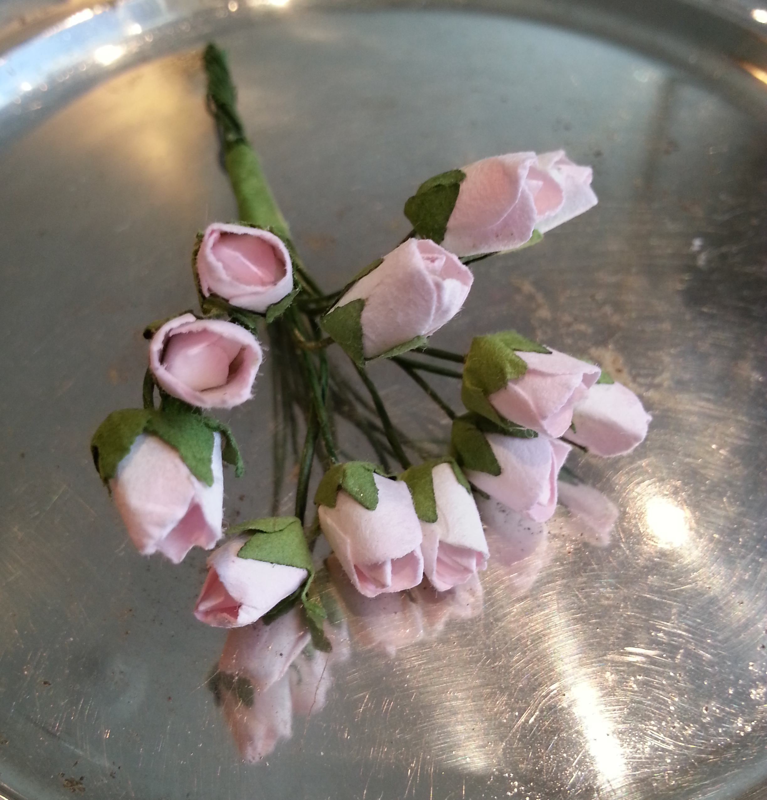 Rosenknoppar rosa 12 st