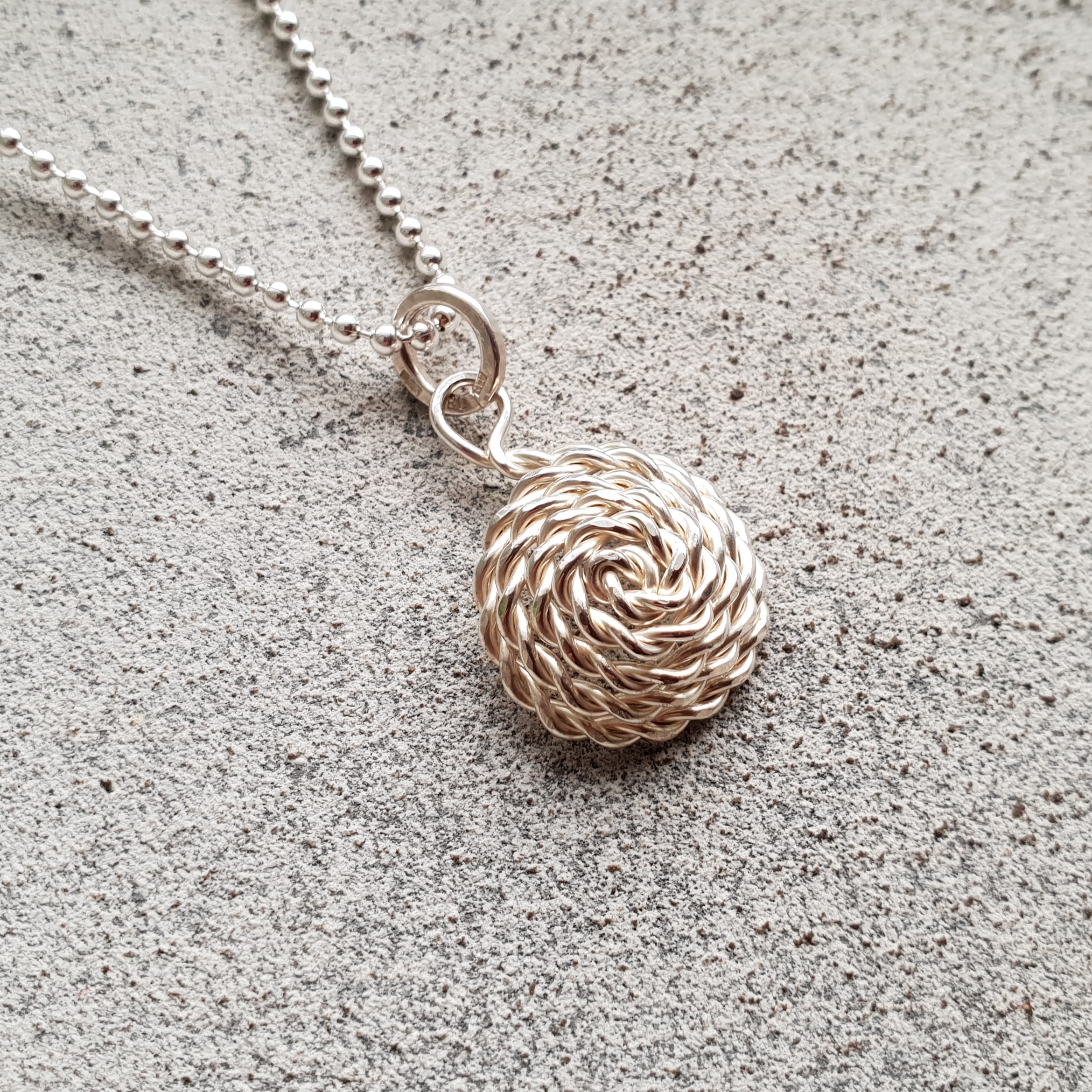 Hänge, spiral - 925 Sterling Silver