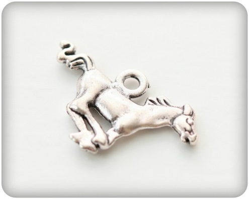 Charm Häst 27 x 18 mm - 4 st